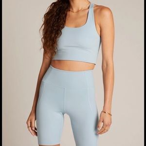 Girl Friend Collective Paloma Racerback Bra Sky color size L